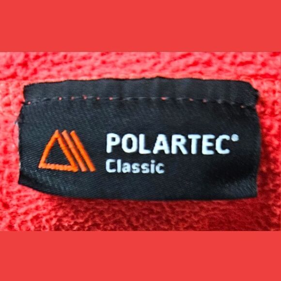 THE NORTH FACE Women's Red 1/4 Zip- Up Fleece Polartec Pullover Jacket - Picture 9 of 11